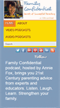 Mobile Screenshot of familyconfidential.com